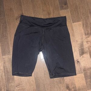 all in motion Black High-Rise Bike Shorts